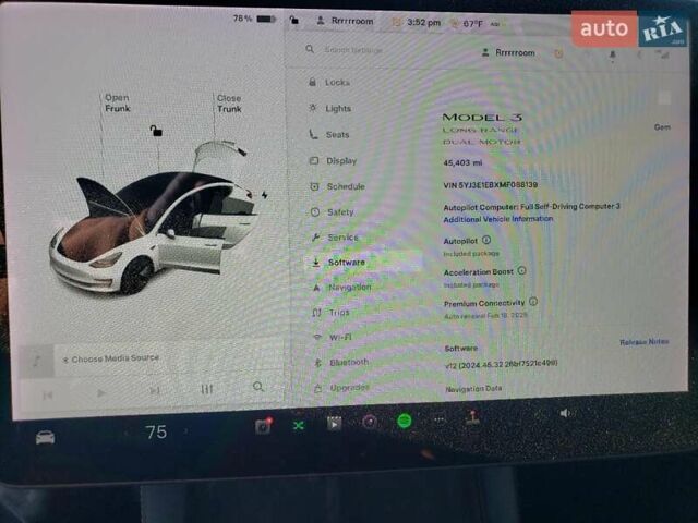 Тесла Модель 3, объемом двигателя 0 л и пробегом 45 тыс. км за 7750 $, фото 8 на Automoto.ua