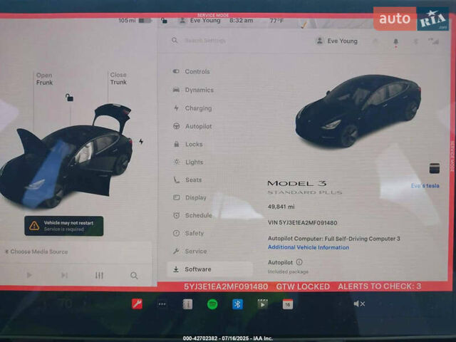Тесла Модель 3 2021 у Києві на Automoto.ua Тесла Модель 3, об'ємом двигуна 0 л та пробігом 79 тис. км за 15100 $, фото 7 на Automoto.ua