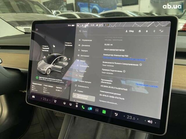 Тесла Модель 3, об'ємом двигуна 0 л та пробігом 52 тис. км за 21500 $, фото 21 на Automoto.ua