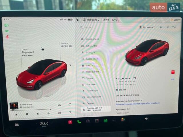 Тесла Модель 3, объемом двигателя 0 л и пробегом 43 тыс. км за 20999 $, фото 10 на Automoto.ua
