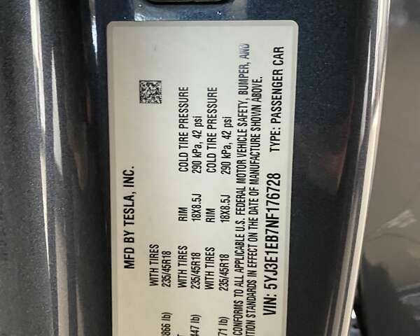 Тесла Модель 3, об'ємом двигуна 0 л та пробігом 52 тис. км за 21500 $, фото 29 на Automoto.ua