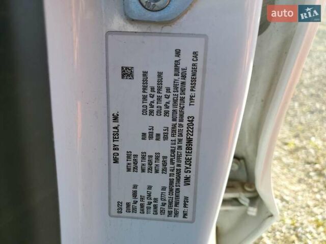 Тесла Модель 3, об'ємом двигуна 0 л та пробігом 49 тис. км за 7900 $, фото 11 на Automoto.ua