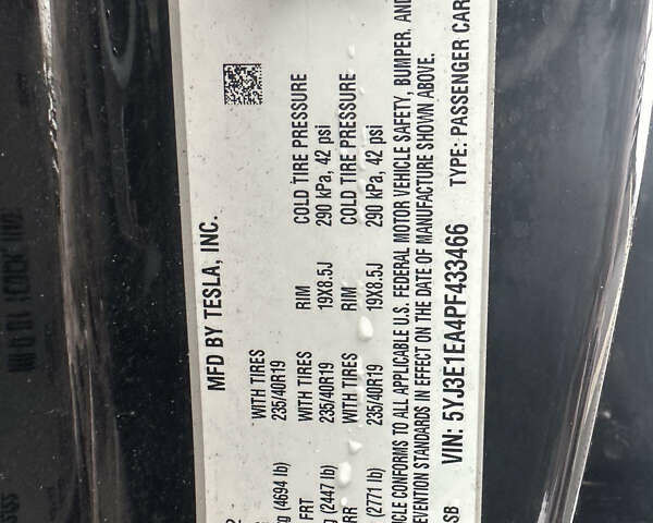 Тесла Модель 3, об'ємом двигуна 0 л та пробігом 64 тис. км за 15800 $, фото 5 на Automoto.ua