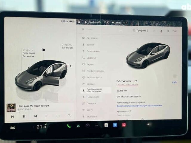 Тесла Модель 3, объемом двигателя 0 л и пробегом 22 тыс. км за 27500 $, фото 17 на Automoto.ua