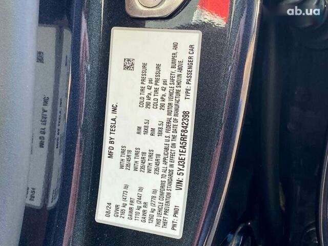 Тесла Модель 3, об'ємом двигуна 0 л та пробігом 21 тис. км за 29999 $, фото 27 на Automoto.ua