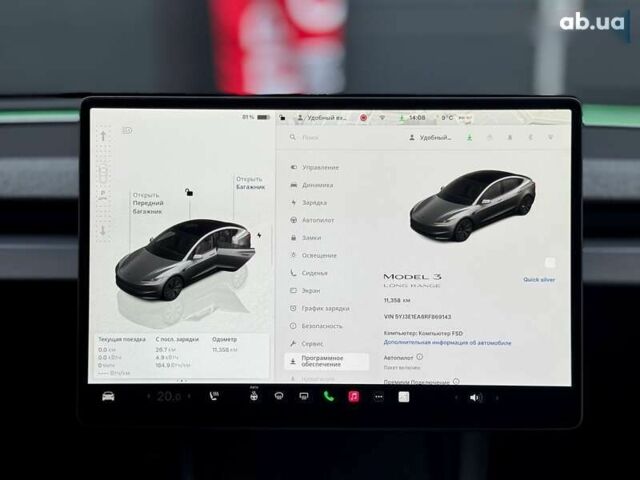 Тесла Модель 3, объемом двигателя 0 л и пробегом 11 тыс. км за 30499 $, фото 20 на Automoto.ua