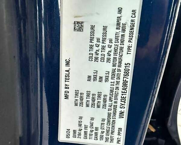 Тесла Модель 3, объемом двигателя 0 л и пробегом 1 тыс. км за 24900 $, фото 13 на Automoto.ua
