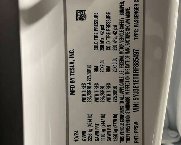 Тесла Модель 3, объемом двигателя 0 л и пробегом 10 тыс. км за 41000 $, фото 6 на Automoto.ua