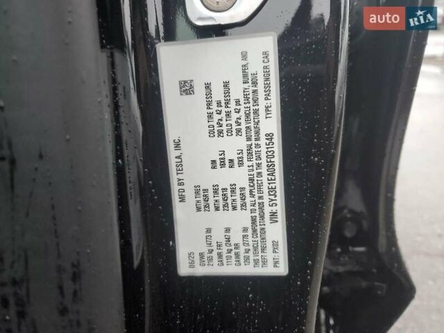 Тесла Модель 3, объемом двигателя 0 л и пробегом 1 тыс. км за 11000 $, фото 11 на Automoto.ua