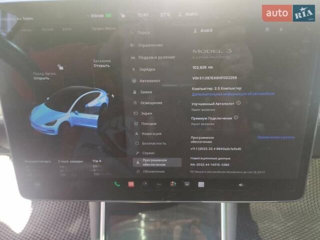 Сірий Тесла Модель 3, об'ємом двигуна 0 л та пробігом 144 тис. км за 16299 $, фото 45 на Automoto.ua