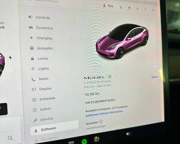 Серый Тесла Модель 3, объемом двигателя 0 л и пробегом 112 тыс. км за 19500 $, фото 6 на Automoto.ua
