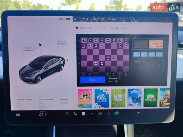 Серый Тесла Модель 3, объемом двигателя 0 л и пробегом 62 тыс. км за 16900 $, фото 34 на Automoto.ua