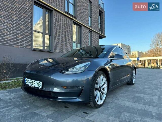 Сірий Тесла Модель 3, об'ємом двигуна 0 л та пробігом 186 тис. км за 16999 $, фото 1 на Automoto.ua