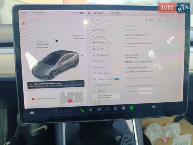 Сірий Тесла Модель 3, об'ємом двигуна 0 л та пробігом 206 тис. км за 12700 $, фото 11 на Automoto.ua