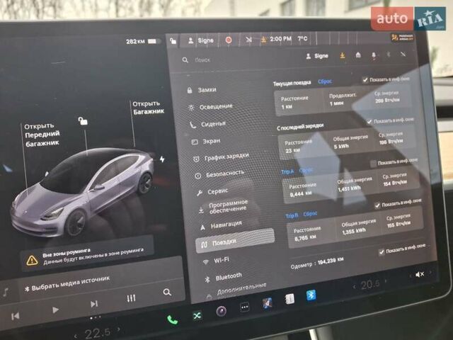 Серый Тесла Модель 3, объемом двигателя 0 л и пробегом 194 тыс. км за 14700 $, фото 17 на Automoto.ua