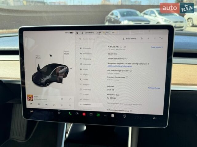 Сірий Тесла Модель 3, об'ємом двигуна 0 л та пробігом 99 тис. км за 18500 $, фото 10 на Automoto.ua