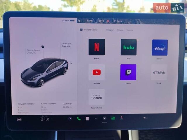 Серый Тесла Модель 3, объемом двигателя 0 л и пробегом 62 тыс. км за 16900 $, фото 33 на Automoto.ua