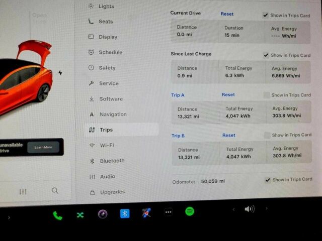 Серый Тесла Модель 3, объемом двигателя 0 л и пробегом 80 тыс. км за 3000 $, фото 8 на Automoto.ua