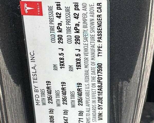 Сірий Тесла Модель 3, об'ємом двигуна 0 л та пробігом 100 тис. км за 23700 $, фото 22 на Automoto.ua