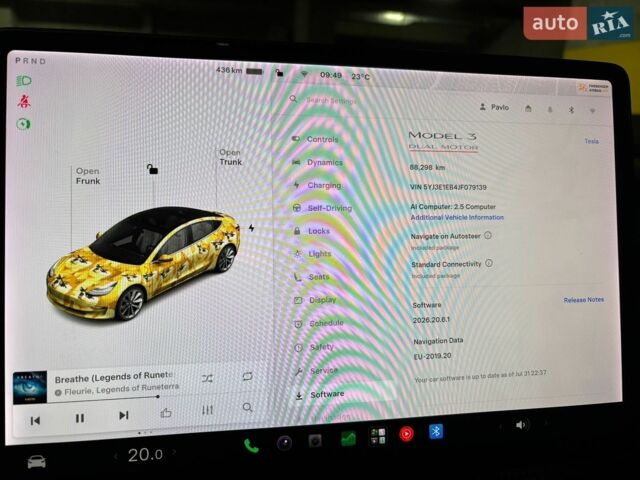 Сірий Тесла Модель 3, об'ємом двигуна 0 л та пробігом 89 тис. км за 17989 $, фото 12 на Automoto.ua