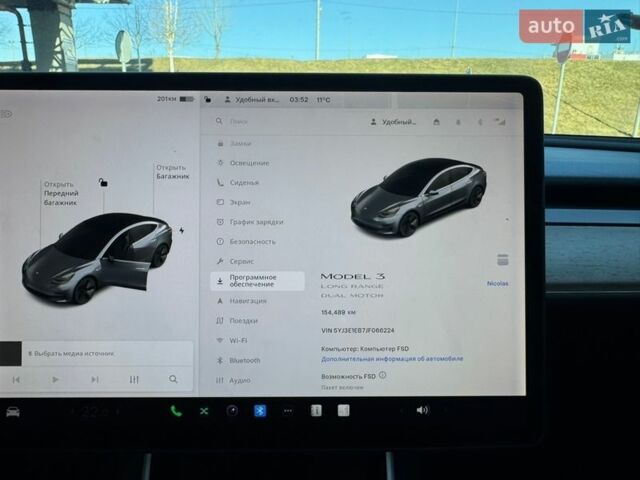 Серый Тесла Модель 3, объемом двигателя 0 л и пробегом 154 тыс. км за 15299 $, фото 19 на Automoto.ua