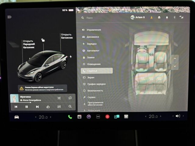 Сірий Тесла Модель 3, об'ємом двигуна 0 л та пробігом 76 тис. км за 19900 $, фото 15 на Automoto.ua