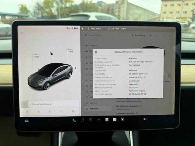 Сірий Тесла Модель 3, об'ємом двигуна 0 л та пробігом 170 тис. км за 12900 $, фото 9 на Automoto.ua
