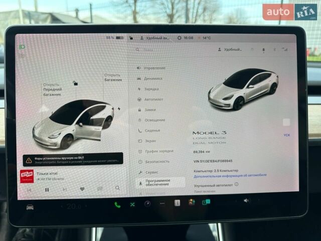 Серый Тесла Модель 3, объемом двигателя 0 л и пробегом 89 тыс. км за 16900 $, фото 12 на Automoto.ua