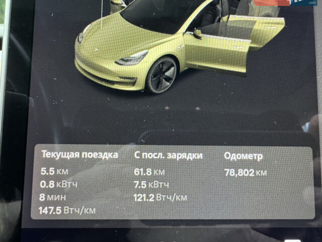 Сірий Тесла Модель 3, об'ємом двигуна 0 л та пробігом 78 тис. км за 17500 $, фото 16 на Automoto.ua