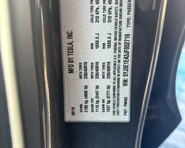 Серый Тесла Модель 3, объемом двигателя 0 л и пробегом 205 тыс. км за 13500 $, фото 11 на Automoto.ua
