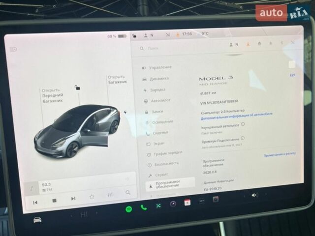 Сірий Тесла Модель 3, об'ємом двигуна 0 л та пробігом 42 тис. км за 17000 $, фото 14 на Automoto.ua