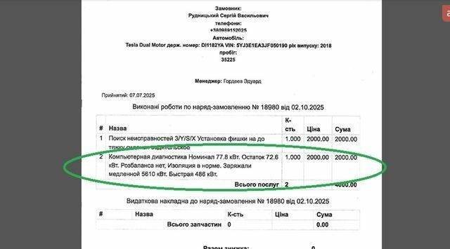 Серый Тесла Модель 3, объемом двигателя 0 л и пробегом 39 тыс. км за 14600 $, фото 12 на Automoto.ua
