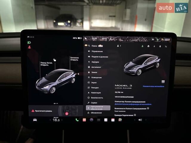 Серый Тесла Модель 3, объемом двигателя 0 л и пробегом 67 тыс. км за 19300 $, фото 32 на Automoto.ua