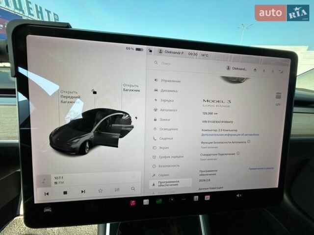 Сірий Тесла Модель 3, об'ємом двигуна 0 л та пробігом 130 тис. км за 14200 $, фото 7 на Automoto.ua