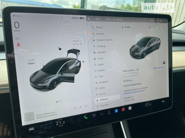 Серый Тесла Модель 3, объемом двигателя 0 л и пробегом 160 тыс. км за 18500 $, фото 18 на Automoto.ua