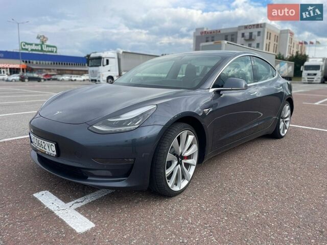 Сірий Тесла Модель 3, об'ємом двигуна 0 л та пробігом 59 тис. км за 20500 $, фото 1 на Automoto.ua