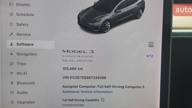 Сірий Тесла Модель 3, об'ємом двигуна 0 л та пробігом 108 тис. км за 18800 $, фото 32 на Automoto.ua