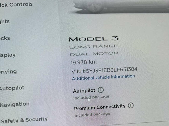 Сірий Тесла Модель 3, об'ємом двигуна 0 л та пробігом 19 тис. км за 25555 $, фото 14 на Automoto.ua
