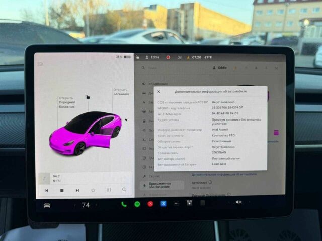 Сірий Тесла Модель 3, об'ємом двигуна 0 л та пробігом 402 тис. км за 10900 $, фото 7 на Automoto.ua