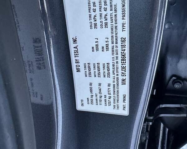 Серый Тесла Модель 3, объемом двигателя 0 л и пробегом 128 тыс. км за 19500 $, фото 13 на Automoto.ua
