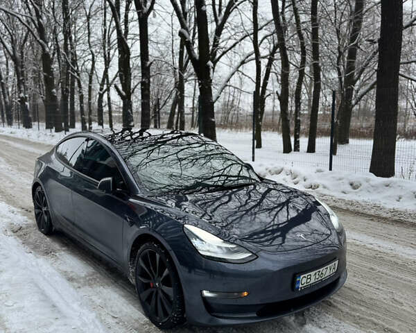 Серый Тесла Модель 3, объемом двигателя 0 л и пробегом 117 тыс. км за 20000 $, фото 2 на Automoto.ua