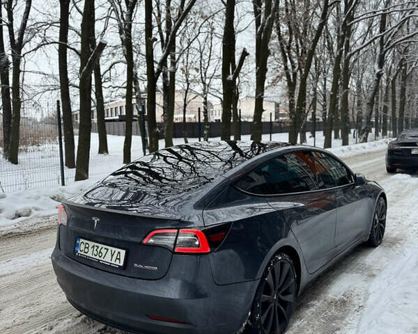 Серый Тесла Модель 3, объемом двигателя 0 л и пробегом 117 тыс. км за 20000 $, фото 3 на Automoto.ua
