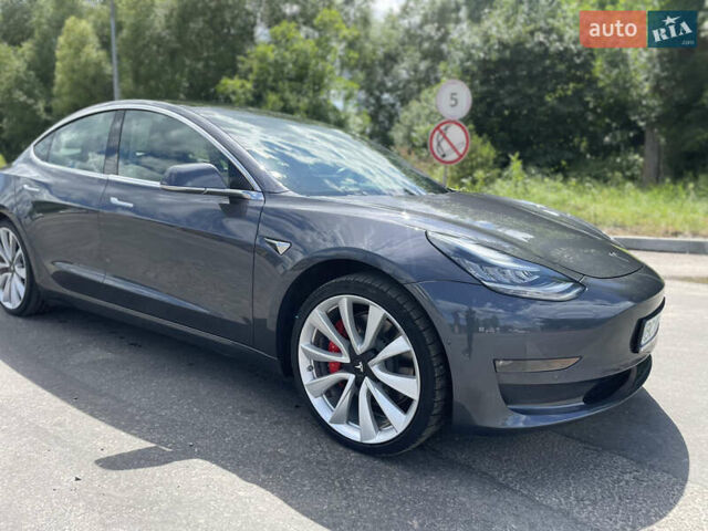 Сірий Тесла Модель 3, об'ємом двигуна 0 л та пробігом 46 тис. км за 25900 $, фото 1 на Automoto.ua
