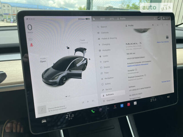 Серый Тесла Модель 3, объемом двигателя 0 л и пробегом 160 тыс. км за 18500 $, фото 17 на Automoto.ua