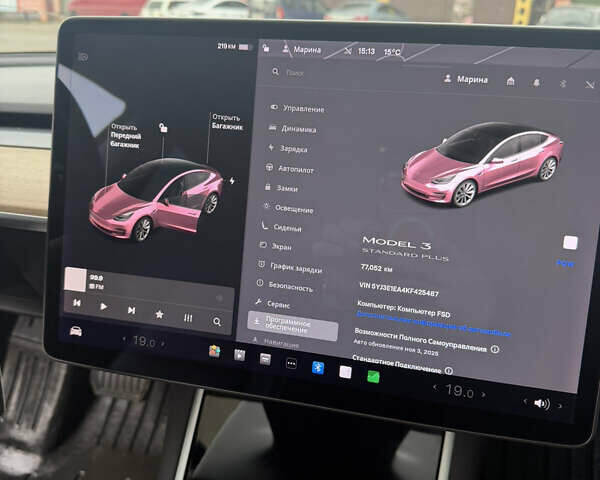 Серый Тесла Модель 3, объемом двигателя 0 л и пробегом 77 тыс. км за 17300 $, фото 3 на Automoto.ua