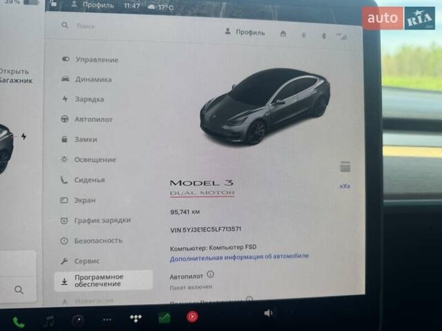 Сірий Тесла Модель 3, об'ємом двигуна 0 л та пробігом 94 тис. км за 19000 $, фото 29 на Automoto.ua