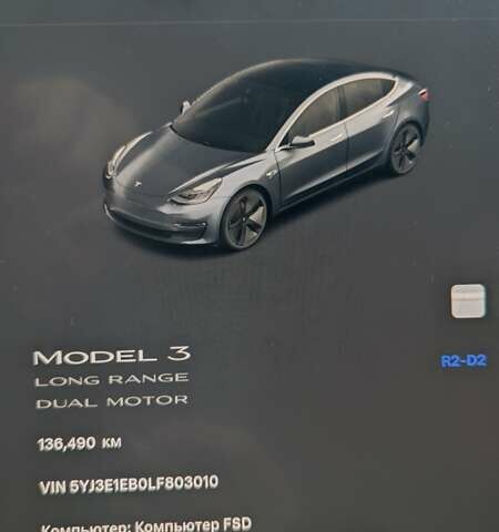 Сірий Тесла Модель 3, об'ємом двигуна 0 л та пробігом 136 тис. км за 19000 $, фото 6 на Automoto.ua