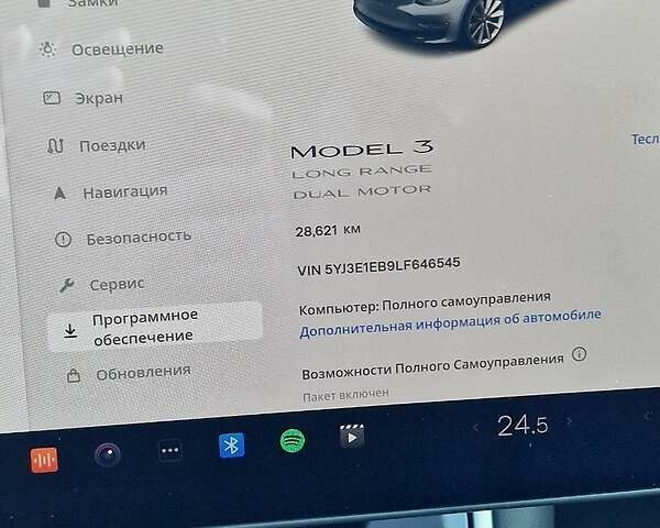 Сірий Тесла Модель 3, об'ємом двигуна 0 л та пробігом 29 тис. км за 36000 $, фото 9 на Automoto.ua