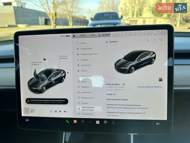 Серый Тесла Модель 3, объемом двигателя 0 л и пробегом 83 тыс. км за 27000 $, фото 17 на Automoto.ua