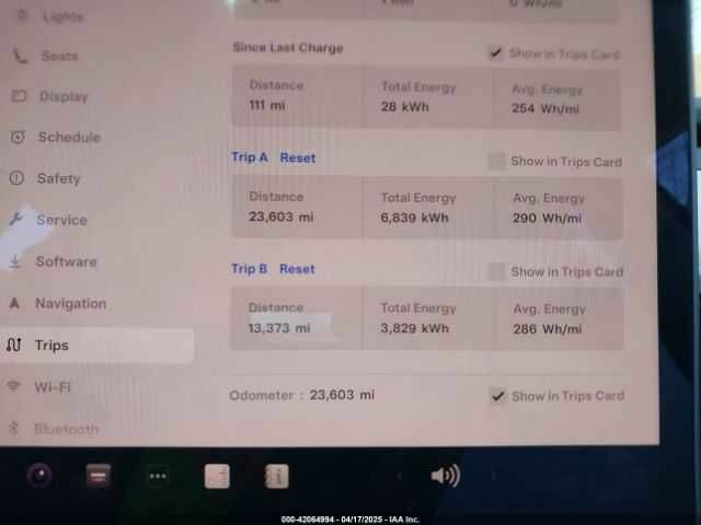 Серый Тесла Модель 3, объемом двигателя 0 л и пробегом 23 тыс. км за 8000 $, фото 6 на Automoto.ua